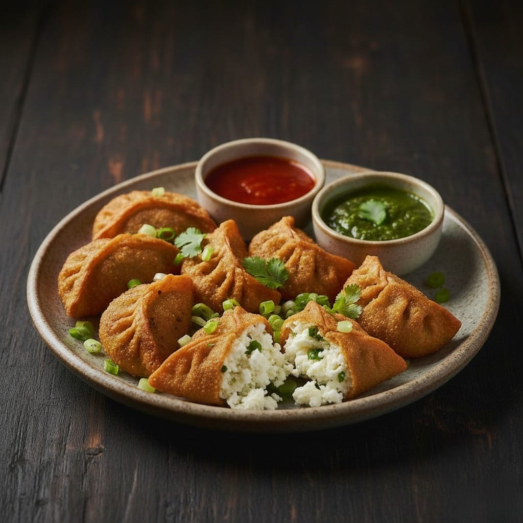 Fried Paneer Momos